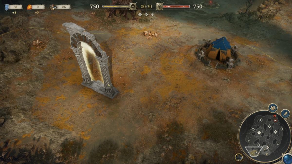 Warhammer Age of Sigmar: Realms of Ruin base portal.